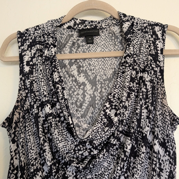 Snake Skin Cowl/Drape Stretchy Y2K Romantic Goth 90s Vamp Fairy Grunge - Picture 4 of 5